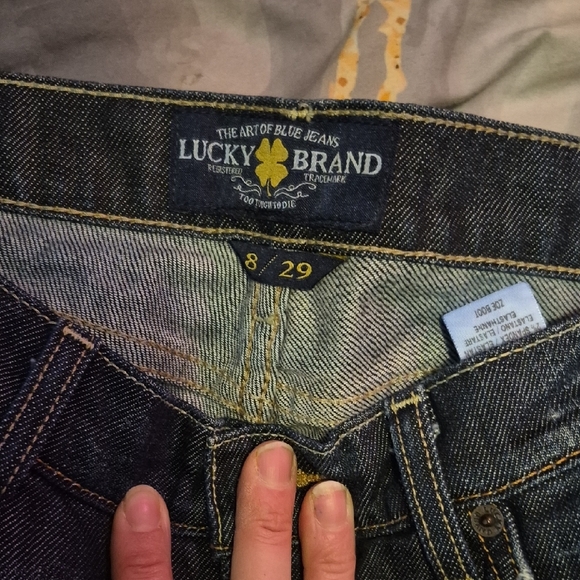 Lucky Brand Dark Blue Straight Leg Jeans - Picture 2 of 3
